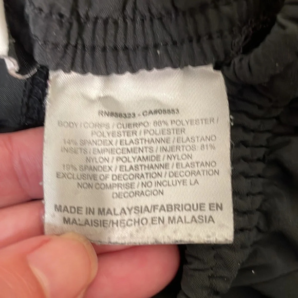 Nike Lightweight shell windpants track pants Y2k street wear black men small - Picture 8 of 9